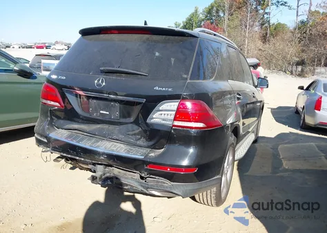 2017 Mercedes-Benz Gle 350 4Matic from USA, damaged, VIN 4JGDA5HB5HA902078